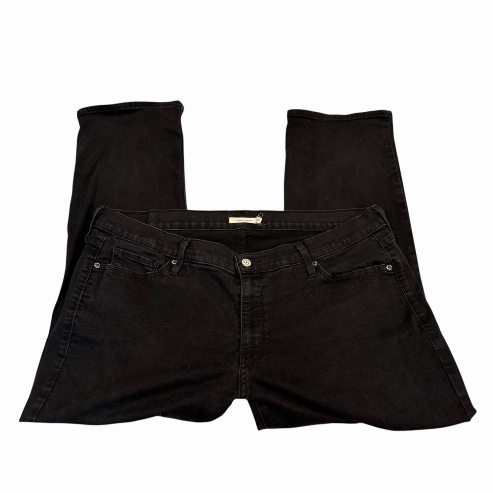 Levi’s Jeans Classic Straight Womens 20W Black Tab Denim Stretch Plus Size - Picture 3 of 11